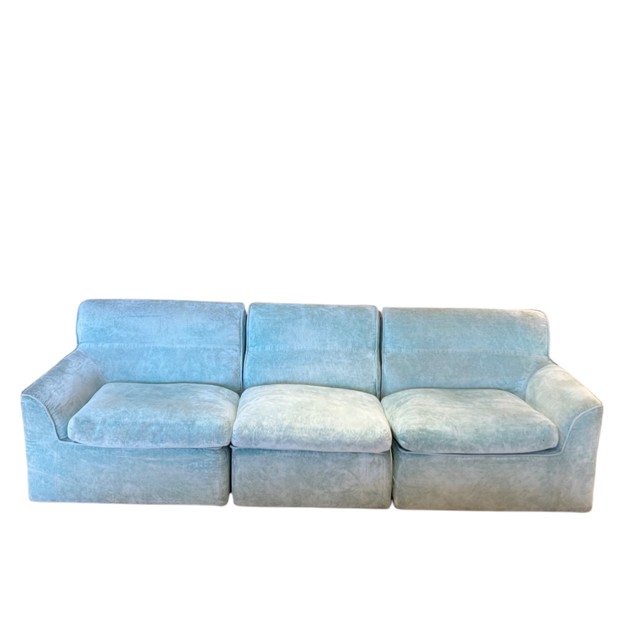 Light Blue 3- Seater Sofa