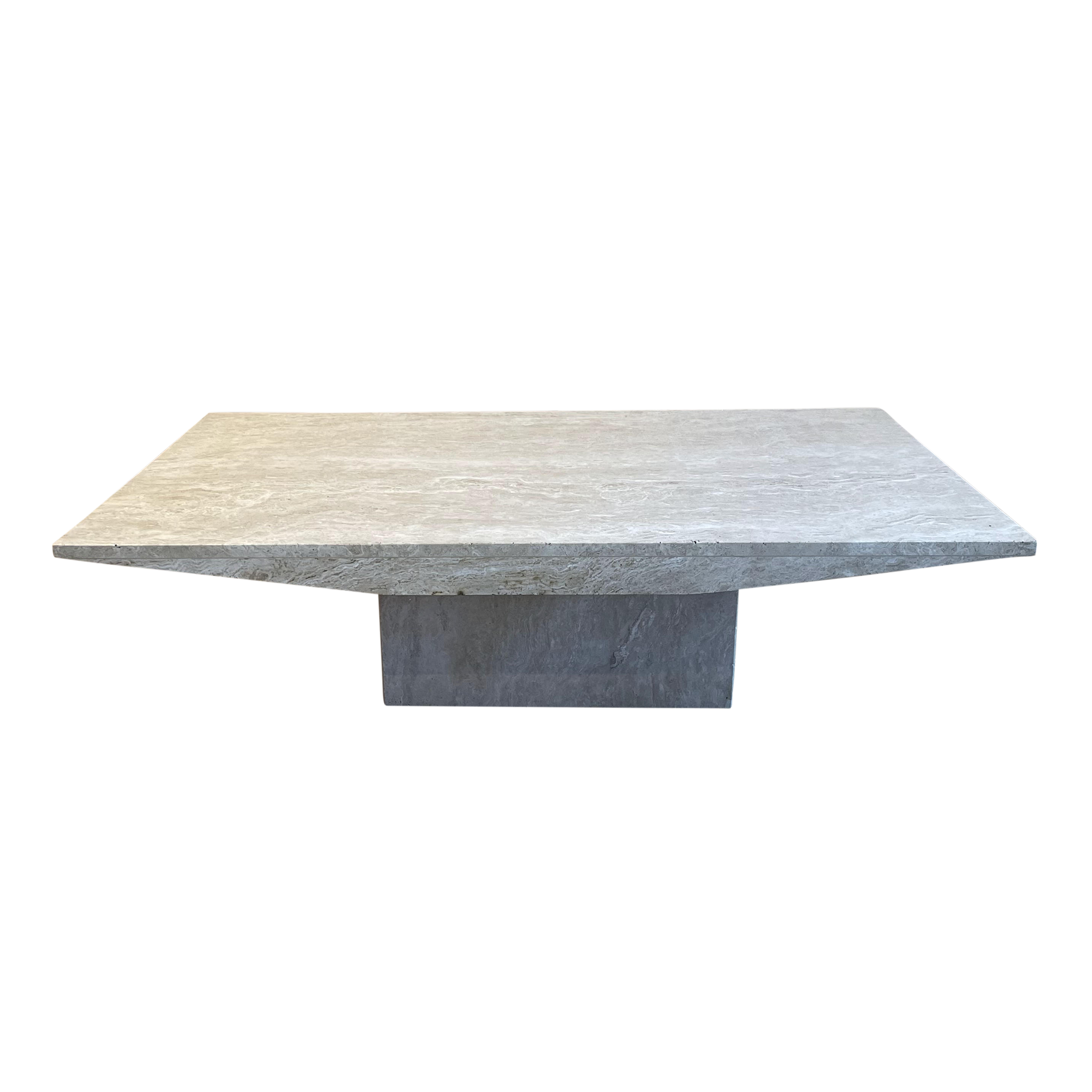 Chunky Travertine Coffee Table Pop Up Home