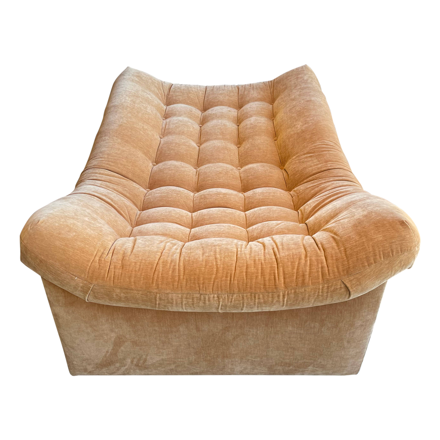 Tufted Velvet Chaise