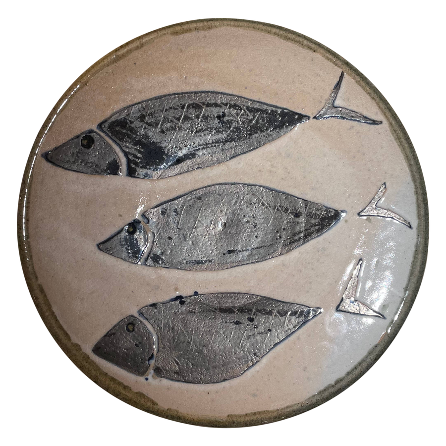 Ceramic Fish Trio Serving Plate