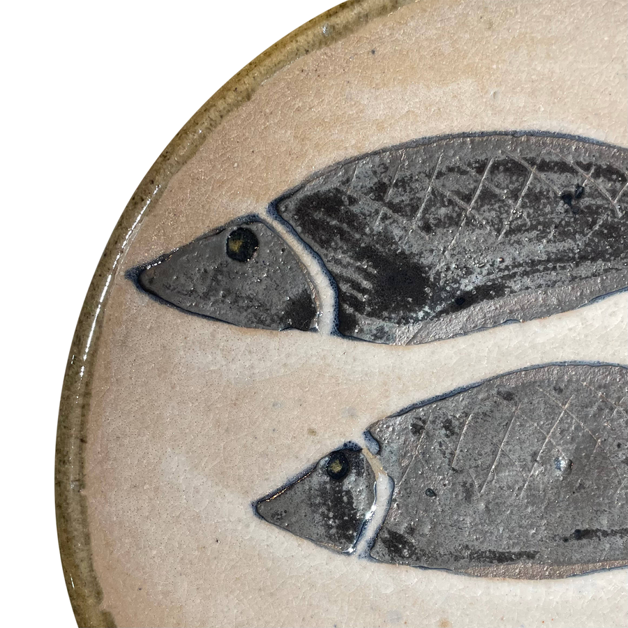 Ceramic Fish Trio Serving Plate