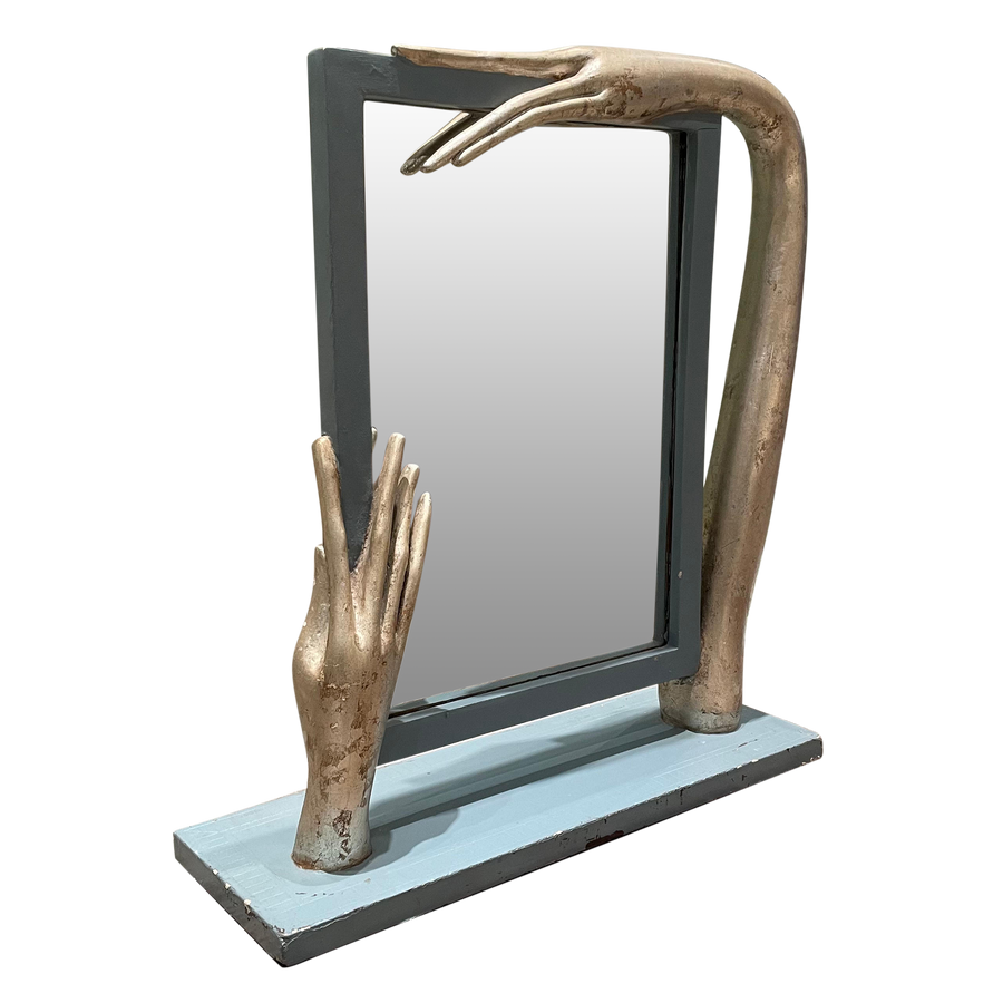 Hand Motif Vanity Mirror