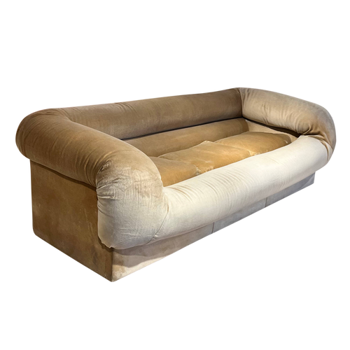 Italian Chunky Velvet Sofa