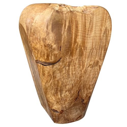 Organic Carved Wood Vessel