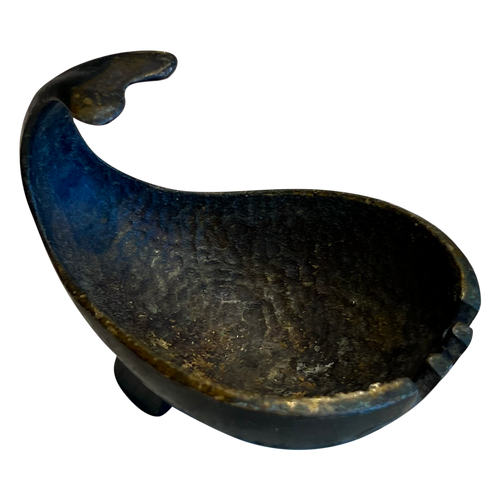 Italian Bronze Whale Ashtray