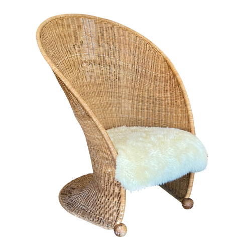 Woven Rattan Foglia Chair