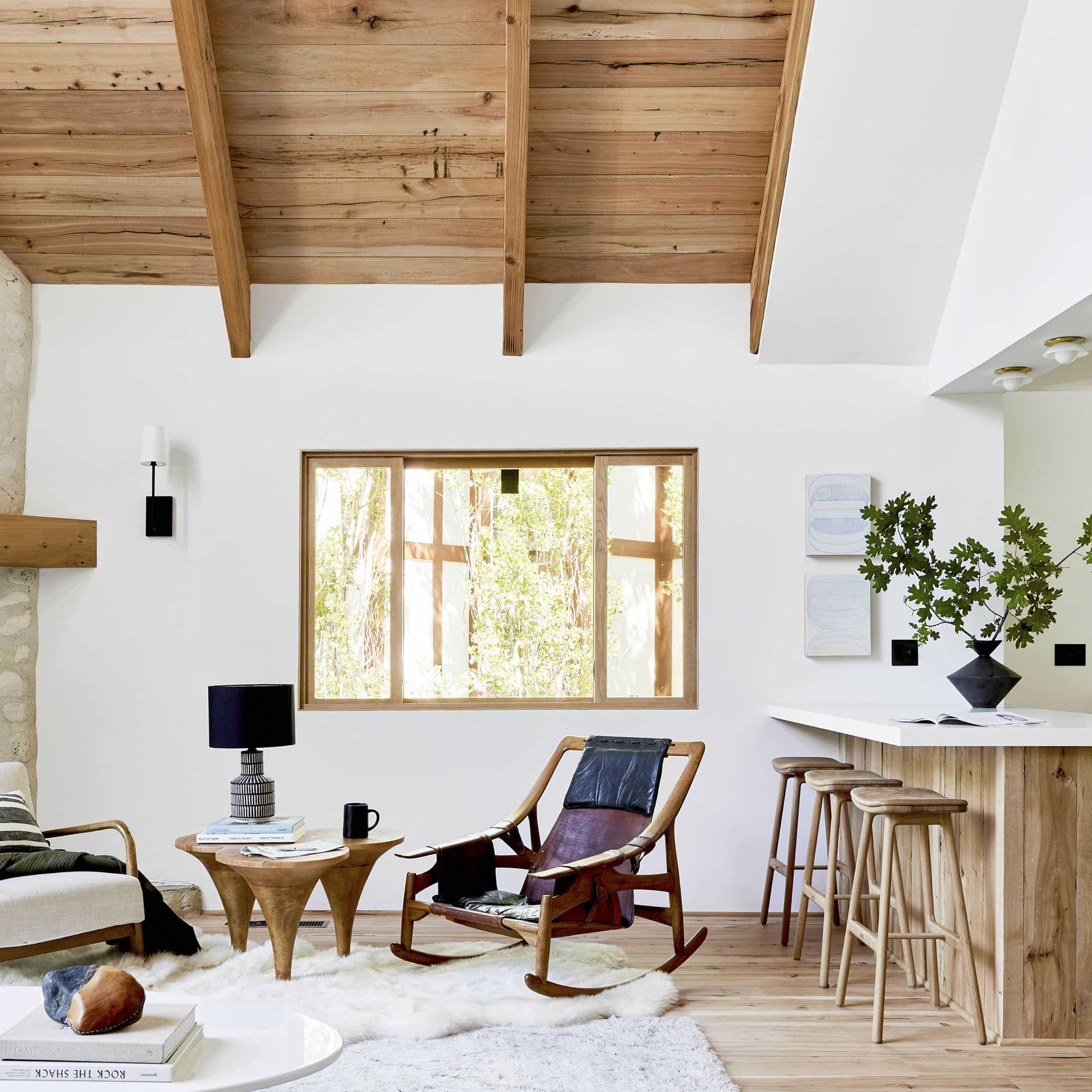 Emily Henderson: Mountain House Reveal: Our Light-Filled Neutral & Textural Living Room