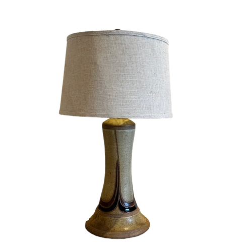 Studio Pottery Glazed Table Lamp