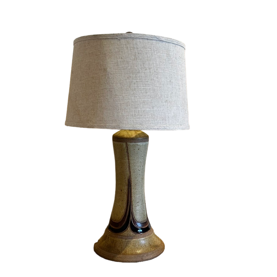 Studio Pottery Glazed Table Lamp