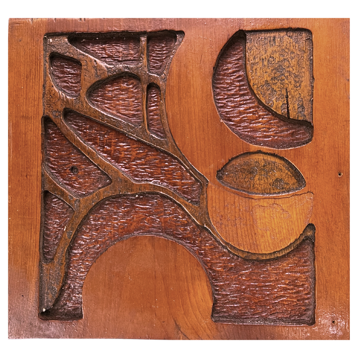 Vintage 3 Piece Carved Wood Wall Hanging