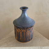 Etched Studio Pottery Vase, 1977