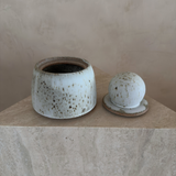 MH STUDIO - Alabaster White Stash Jars: Medium