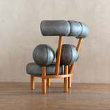 Olive Postmodern Globe Chair By Peter Opsvik, Norway 1980S