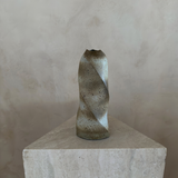 Sculptural Twisted Studio Pottery Vase