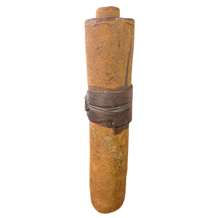 Stoneware Vessel with Belted Detail