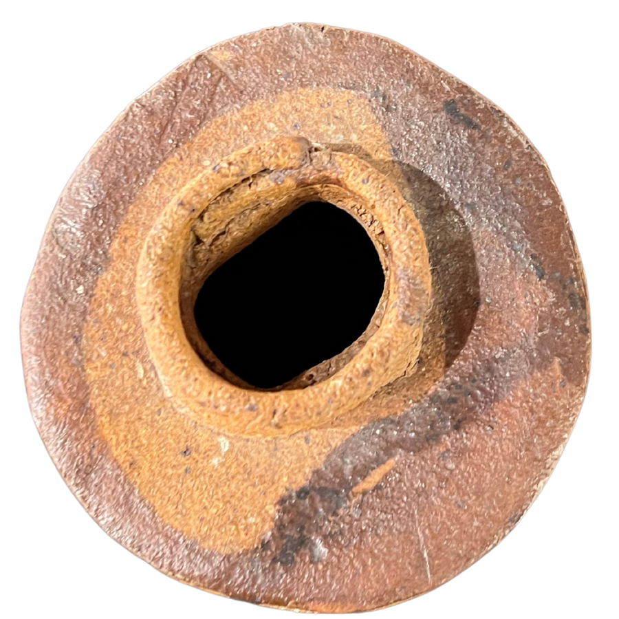 Stoneware Vessel with Belted Detail