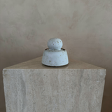 MH STUDIO - Alabaster White Stash Jars: Small