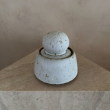 MH STUDIO - Alabaster White Stash Jars: Small