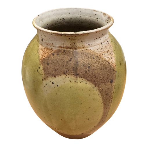 Celadon Swirl Studio Vase