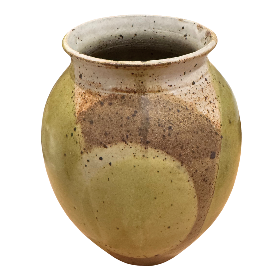 Celadon Swirl Studio Vase