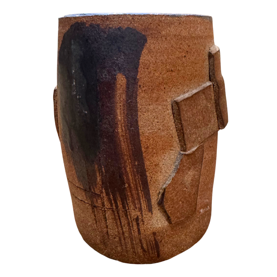 Faceted Studio Ceramic Vessel