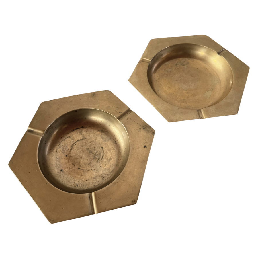 Brass Six Sided Catchall