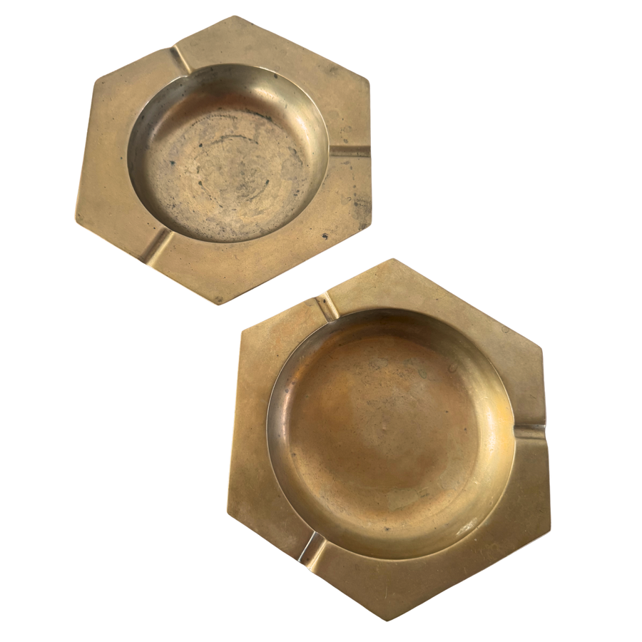 Brass Six Sided Catchall