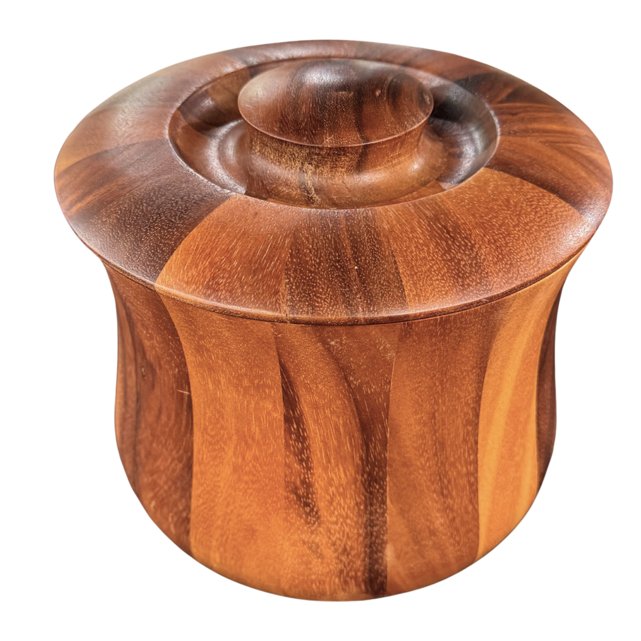 Wood MCM Ice Bucket