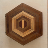 Vintage Hexagonal Hinged Box