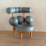 Olive Postmodern Globe Chair By Peter Opsvik, Norway 1980S