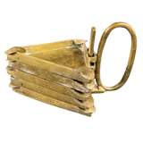 Set of 5 Etched Triangular Ashtrays