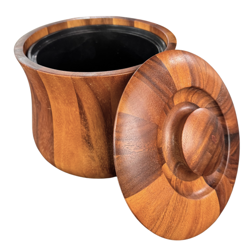 Wood MCM Ice Bucket