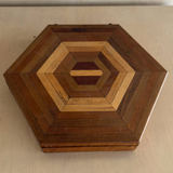 Vintage Hexagonal Hinged Box