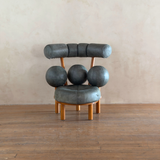 Olive Postmodern Globe Chair By Peter Opsvik, Norway 1980S