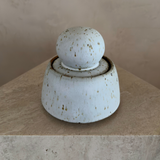 MH STUDIO - Alabaster White Stash Jars: Small
