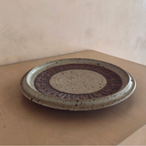 1960's Speckled Glaze Stoneware Charger