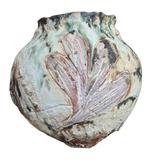 Painted Series Moon Vessel by April Johnston