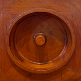 Square Carved Wood Relief Block