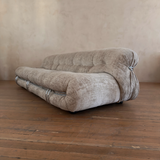 Oatmeal Afra & Tobia Scarpa 'Soriana' Sofa, 1970's