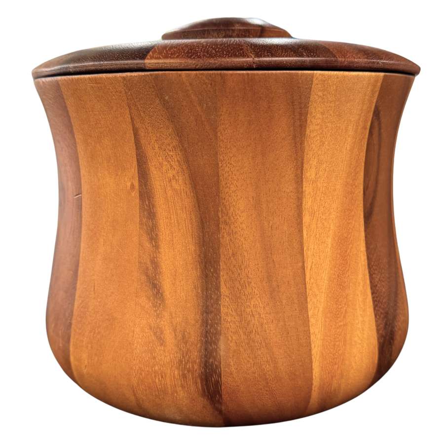 Wood MCM Ice Bucket