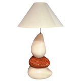 Ceramic Pebble Floor Lamp by Francois Chatain