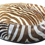 Very Large Antique Hide Ottoman