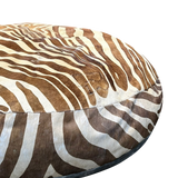 Very Large Antique Hide Ottoman