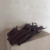 Brutalist Metal Wall Hanging Sculpture