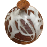 Iron Glaze Drip Bud Vase