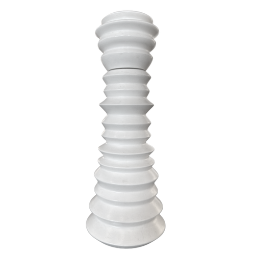 Turned Painted Wood Pepper Grinder
