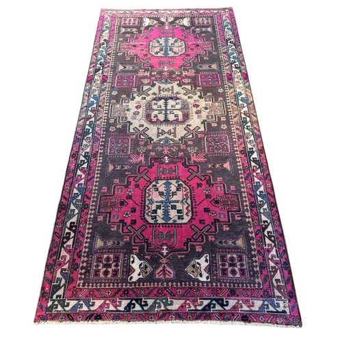 Vintage Pink Persian Area Rug
