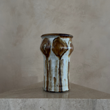 Tonal Drip Glazed Ceramic Vessel