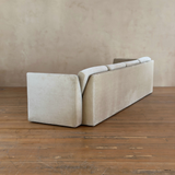Thayer Coggin Sculptural Sofa in Cream Velvet