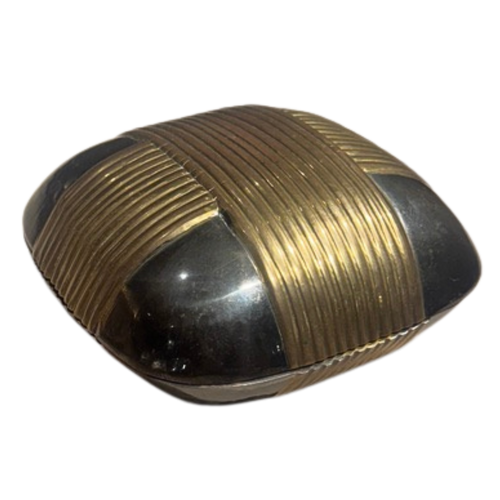 Ribbed Mixed Metal Box